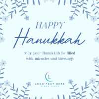 Hanukkah Celebration Instagram Post