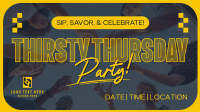 Thirsty Thursday Party Drinks Animation