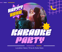 Karaoke Party Hours Facebook Post