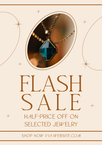 Jewelry Flash Sale Poster