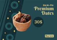 Eid Dates Sale Postcard