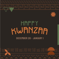 Traditional Kwanzaa Linkedin Post