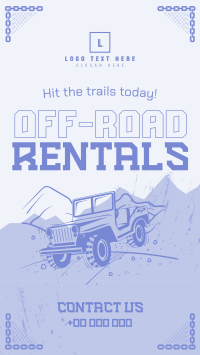 Rustic Off-road Rentals Instagram Story