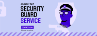 Security Guard Job Facebook Cover Design