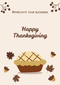 Thanksgiving Pie  Poster