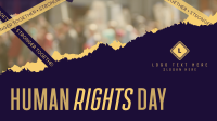 Advocates for Human Rights Day Animation Design