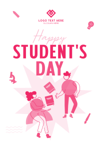 Student Geometric Day Flyer