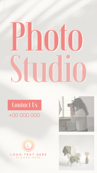 Elegant Photography Studio Facebook Story