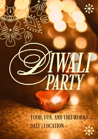 Diwali Party Poster