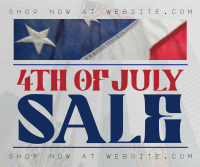 Minimalist 4th of July Sale Facebook Post