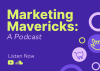 Digital Marketing Podcast Postcard