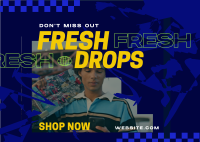 Fresh Drops Postcard