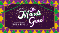 Mardi Gras Party Facebook Event Cover