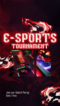 Gaming Tournament Stream Instagram Story Design