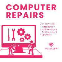 PC Repair Services Instagram Post