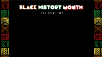 Black History Celebration Zoom Background