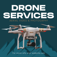 Aerial Drone Service Instagram Post Design