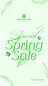 Special Spring Sale Facebook Story