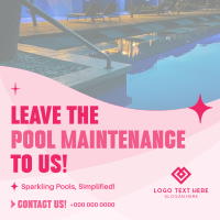 Pool Maintenance Service Instagram Post
