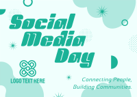 Corporate Social Media Postcard