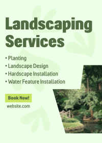 Landscaping Services Poster Design