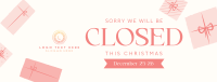 Christmas Closed Holiday Facebook Cover