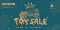 Toy Store Sale Twitter Post