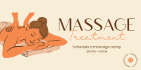 Best Massage Treatment Twitter Post