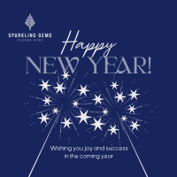 Sparkling New Year's Eve Instagram Post Image Preview