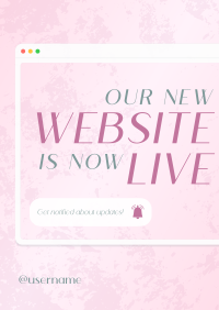 Elegant Chic Website Poster