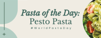 Minimalist Pasta Day Facebook Cover Image Preview