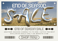 Y2K End of Season Sale Postcard