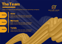 Dynamic Team Members Postcard