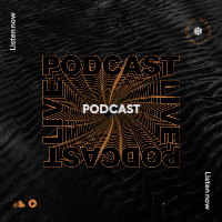 Live Podcast Instagram Post Design