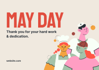 May Day Postcard example 4