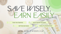 Financial Saving Tips Animation