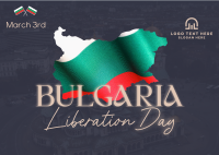 Bulgaria Liberation Day Postcard