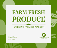 Farmers Market Produce Facebook Post