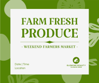 Farmers Market Produce Facebook Post