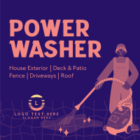 Power Washer for Rent Instagram Post