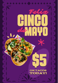 Playful Cinco De Mayo Flyer Design