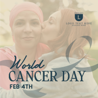 Cancer Day Support Linkedin Post