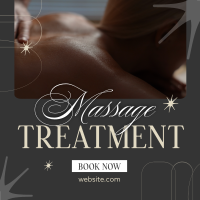 Hot Massage Treatment Linkedin Post