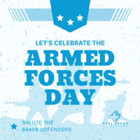 Armed Forces Day Greetings Instagram Post Image Preview