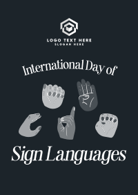 International Sign Day Poster