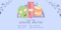 Nighttime Skincare Routine Twitter Post