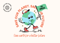 World Environment Day Mascot Postcard