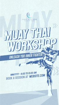 Muay Thai Workshop Instagram Reel Design