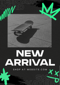 Urban Skateboard Shop Poster