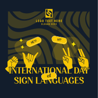 Sign Languages Day Celebration Instagram Post